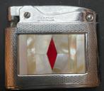 vintage Sarome aansteker met parelmoer inleg Japan   1950, Ophalen of Verzenden, Gebruikt, Aansteker