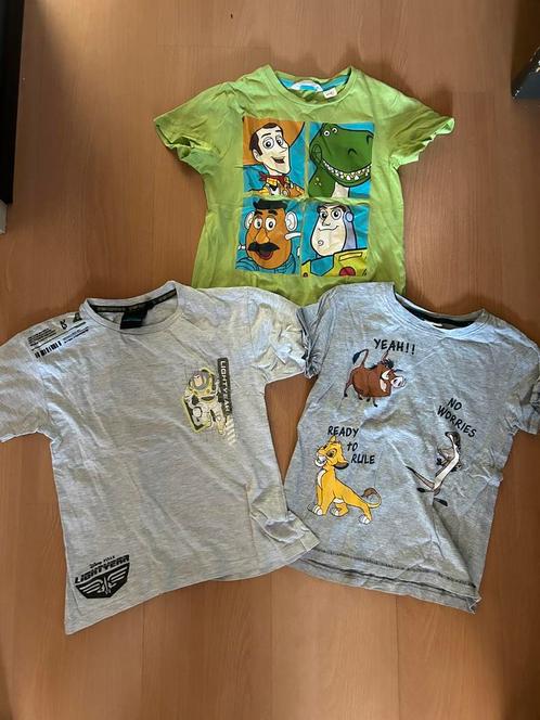 3x disney t-shirt, Kinderen en Baby's, Kinderkleding | Maat 122, Zo goed als nieuw, Jongen, Shirt of Longsleeve, Ophalen of Verzenden