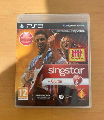 Singstar + guitar (gitaar zit er niet bij) beschikbaar voor biedingen
