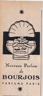 Retro reclame 1950 Bourjois parfums de Paris parfum, Ophalen of Verzenden