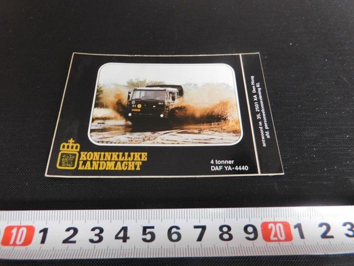 stickers Leger landmacht 4 tonner DAF YA-4440, Verzamelen, Stickers, Zo goed als nieuw, Ophalen
