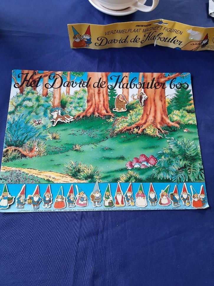 Verzameling magneetfiguren David, de Kabouter, Verzamelen, Poppetjes en Figuurtjes, Zo goed als nieuw, Ophalen