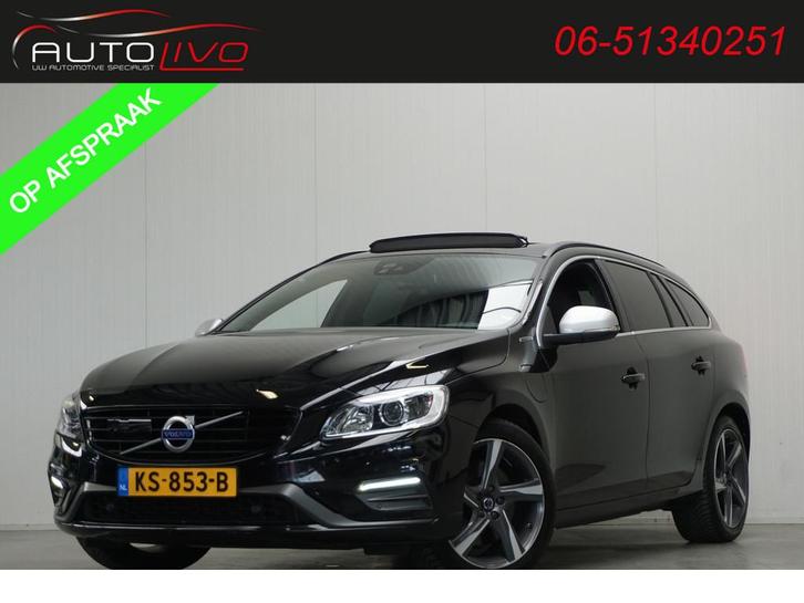 Volvo V60 2.4 D5 Twin Engine R-Design BOM VOL! HARMAN/KARDON, Auto's, Volvo, Te koop, V60, 4x4, ABS, Achteruitrijcamera, Adaptive Cruise Control