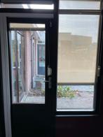 Kozijn met raam en deur, Doe-het-zelf en Verbouw, Deuren en Horren, Gebruikt, 80 tot 100 cm, Ophalen of Verzenden, Buitendeur