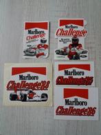 5 stickers Marlboro Challenge '83 - '84 - '85 - '86 - '88, Ophalen of Verzenden, Zo goed als nieuw, Merk
