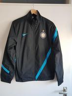 Inter milan milaan 2010 vintage jasje jacket maat s, Zwart, Nike, Ophalen of Verzenden, Voetbal