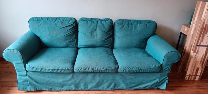 Ikea Ektorp 3-zits bank, Huis en Inrichting, Banken | Bankstellen, Gebruikt, Tweepersoons, 200 tot 250 cm, 75 tot 100 cm, Ophalen