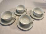 Theekoppen (4 stuks) HUTSCHENREUTER, Huis en Inrichting, Keuken | Servies, Overige materialen, Nieuw, Ophalen of Verzenden, Effen