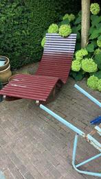schommel ligstoel, Tuin en Terras, Ligbedden, Ophalen, Zo goed als nieuw, Hout