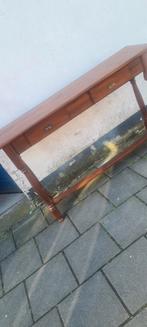 Grenenhout sidetable goed staat zie foto's, Ophalen of Verzenden, Zo goed als nieuw