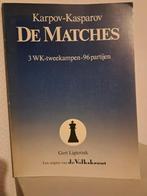 Karpov-Kasparov DE MATCHES - Gert Ligterink/Volkskrant, Boeken, Ophalen of Verzenden, Zo goed als nieuw, Balsport