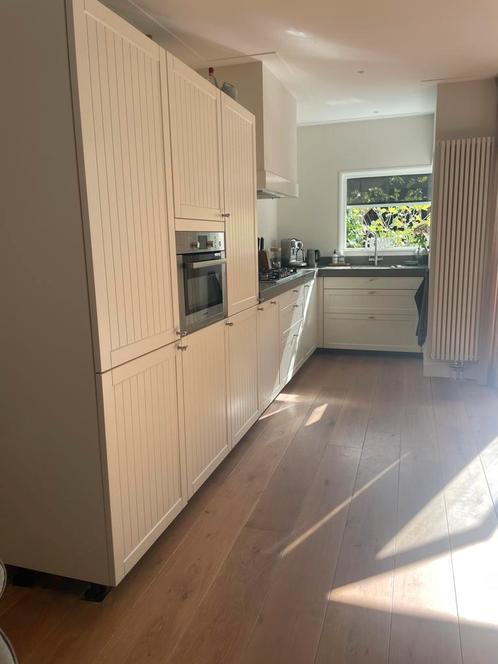 Keuken, zelf demonteren, Huis en Inrichting, Keuken | Complete keukens, Gebruikt, Hoekkeuken, Wit, Composiet, Ophalen