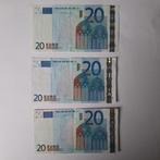 20 Euro biljetten 2002 Frankrijk U, Postzegels en Munten, Bankbiljetten | Europa | Eurobiljetten, Ophalen of Verzenden, Frankrijk
