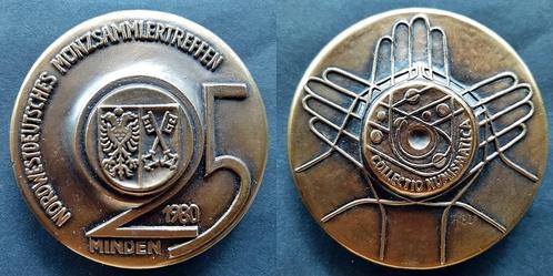 Grote penning Minden 1980, Postzegels en Munten, Penningen en Medailles, Brons, Buitenland, Verzenden