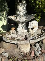 Tuinbeeld met beren en vissen. Is niet meer heel, Tuin en Terras, Ophalen, Gebruikt, Beton, Waterornament