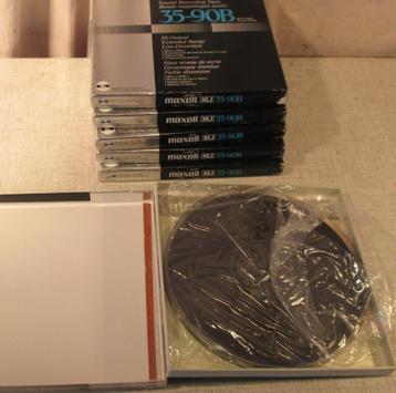 6 Bandrecorder Tapes - Maxell XLI - 35-90B beschikbaar voor biedingen