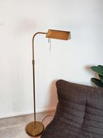 Vintage klassieke midcentury vloerlamp goud messing, Huis en Inrichting, Lampen | Vloerlampen, Ophalen, Zo goed als nieuw