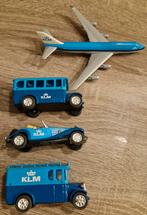 Vintage KLM Auto's en Vliegtuig in Goede Staat, Hobby en Vrije tijd, Overige merken, Gebruikt, 1:50 of kleiner, Auto