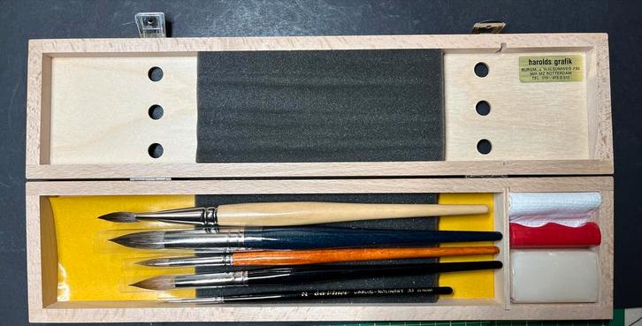 Da Vinci Waterverf Penseel Set 5240, Hobby en Vrije tijd, Schilderen, Nieuw, Ophalen of Verzenden