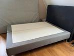 Ikea Espevär grijs met poten 160 x 200, Ophalen, Tweepersoons, Zo goed als nieuw, 200 cm
