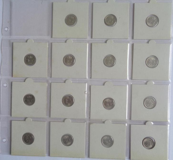 Juliana 10 Cent 1950-1980 complete set (30 stuks), Postzegels en Munten, Munten | Nederland, Setje, 10 cent, Koningin Juliana