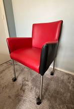Montel eetkamer stoelen, Ophalen, Gebruikt, Leer, Modern
