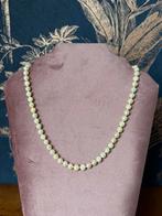 Antieke parelketting met 14k gouden slot, Sieraden, Tassen en Uiterlijk, Antieke sieraden, Ophalen of Verzenden, Goud