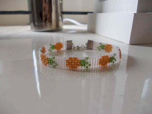 Miyuki delica geweven kralen armband ananas, Sieraden, Tassen en Uiterlijk, Armbanden, Nieuw, Overige materialen, Overige kleuren