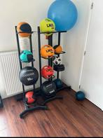 Diverse Fitness/Gym C.M. ballen + 2 Lifemaxx balhouders, Sport en Fitness, Fitnessmaterialen, Ophalen of Verzenden, Zo goed als nieuw