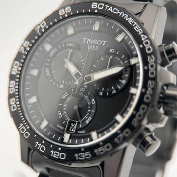 Tissot Supersport Chronograph 45.5 mm – Zwart beschikbaar voor biedingen