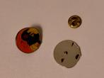 Smurfen smurf vintage logo pin RARE maan lachend, Verzamelen, Speldjes, Pins en Buttons, Verzenden, Gebruikt