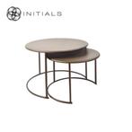 Salontafel set Initials by Haans Lifestyle, Ophalen, 50 tot 100 cm, Rond, Nieuw