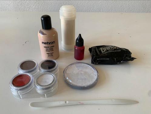 Grimas, Mehron make-up set, schmink, Sieraden, Tassen en Uiterlijk, Uiterlijk | Cosmetica en Make-up, Zo goed als nieuw, Gehele gezicht