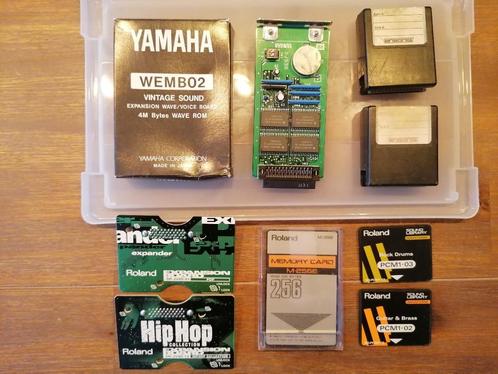 Diverse Disks en RAM-cards voor Synths, Muziek en Instrumenten, Synthesizers, Gebruikt, Overige aantallen, Yamaha, Ophalen of Verzenden