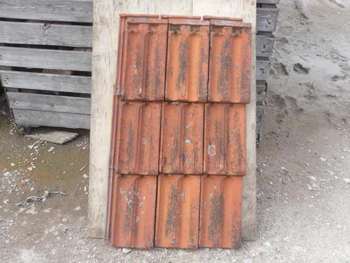 teeuwen dakpannen, Doe-het-zelf en Verbouw, Dakpannen en Dakbedekking, Gebruikt, Dakpannen, Steen of Klei, Rood, 15 m² of meer