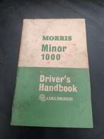 👉 Morris Minor 1000  drivers handbook, Ophalen of Verzenden