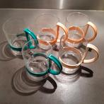 5 theeglazen, Huis en Inrichting, Keuken | Servies, Glas of Glazen, Gebruikt, Ophalen of Verzenden, Glas