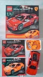 lego Ferrari 8143 met doos en de 2 boekjes., Kinderen en Baby's, Speelgoed | Duplo en Lego, Ophalen of Verzenden, Gebruikt, Lego