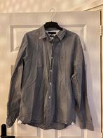 Tommy Hilfiger Regular Fit zwart met wit overhemd maat XL, Kleding | Heren, Overhemden, Zwart, Tommy Hilfiger, Ophalen of Verzenden