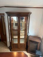 Oude vitrinekast, Huis en Inrichting, Ophalen, 100 tot 150 cm, Zo goed als nieuw, 150 tot 200 cm
