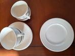 wedgewood servies 4 kopjes en schotels en 1 gebaksbordje, Antiek en Kunst, Antiek | Servies compleet, Ophalen