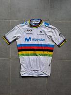 Wielertrui Movistar Valverde WK, Verzenden, Zo goed als nieuw, L, Bovenkleding