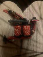 Tattoo Machine - Rood coile, Verzenden, Zo goed als nieuw