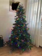 Kerstboom met gekleurde lichtjes - 210 cm, Diversen, Kerst, Ophalen, Gebruikt