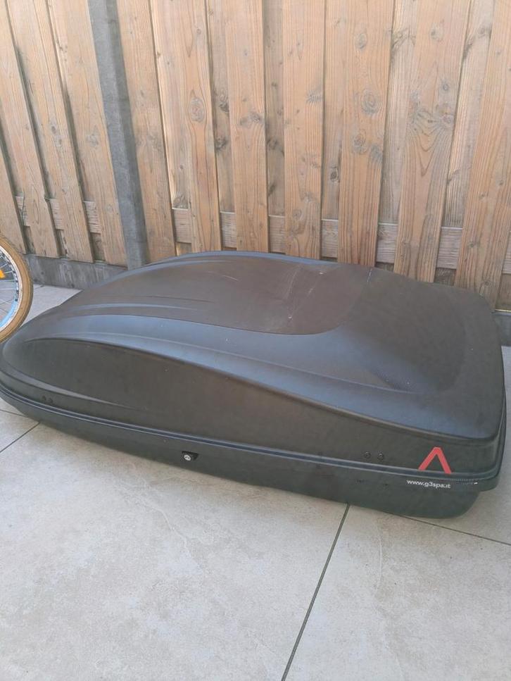 G3 Arjes 320 Dakkoffer - 240L - Zwart, Auto diversen, Dakkoffers, Gebruikt, Ophalen