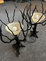 Stalen lampen in boom vorm., Ophalen, Gebruikt, Metaal, Minder dan 50 cm