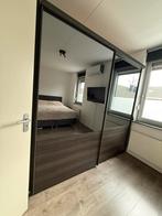 Mooie kledingkast met spiegel schuifdeuren, Huis en Inrichting, Ophalen, 200 cm of meer, 75 cm of meer, Zo goed als nieuw