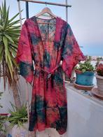 Zijden tie dye kimono uit India, Handgemaakt, Ophalen of Verzenden, Nieuw