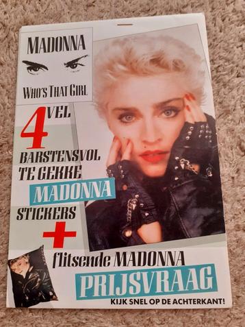 MADONNA - VERKERKE Stickerboekje  beschikbaar voor biedingen