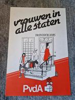 Vintage poster PvdA jaren 70 / 1970 Vrouwen in alle staten, Verzamelen, Ophalen of Verzenden, Zo goed als nieuw